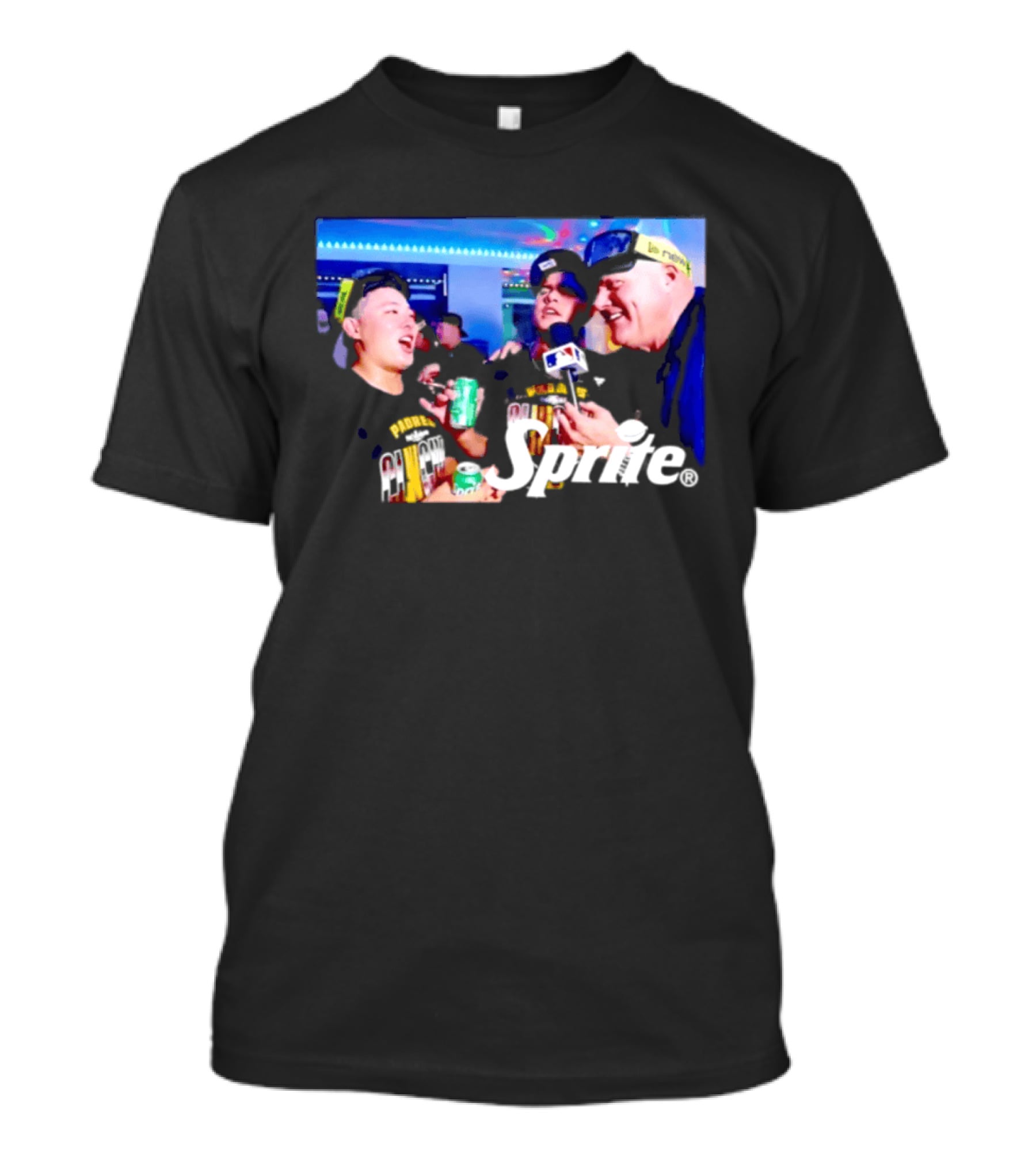 Sprite X Yuki Matsui San Diego Padres Celebration MLB Baseball T-Shirt