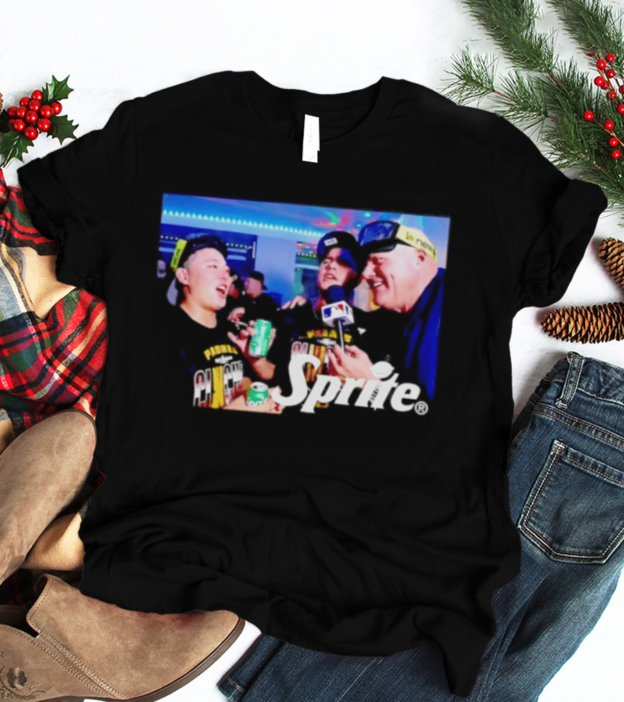 Sprite X Yuki Matsui San Diego Padres Celebration MLB Baseball T-Shirt