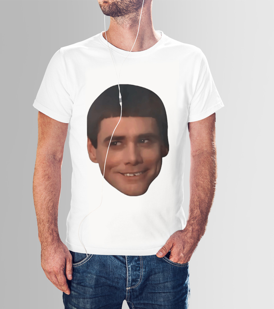 Jim Carrey Lloyd Christmas Dumb And Dumber Face Meme T-Shirt