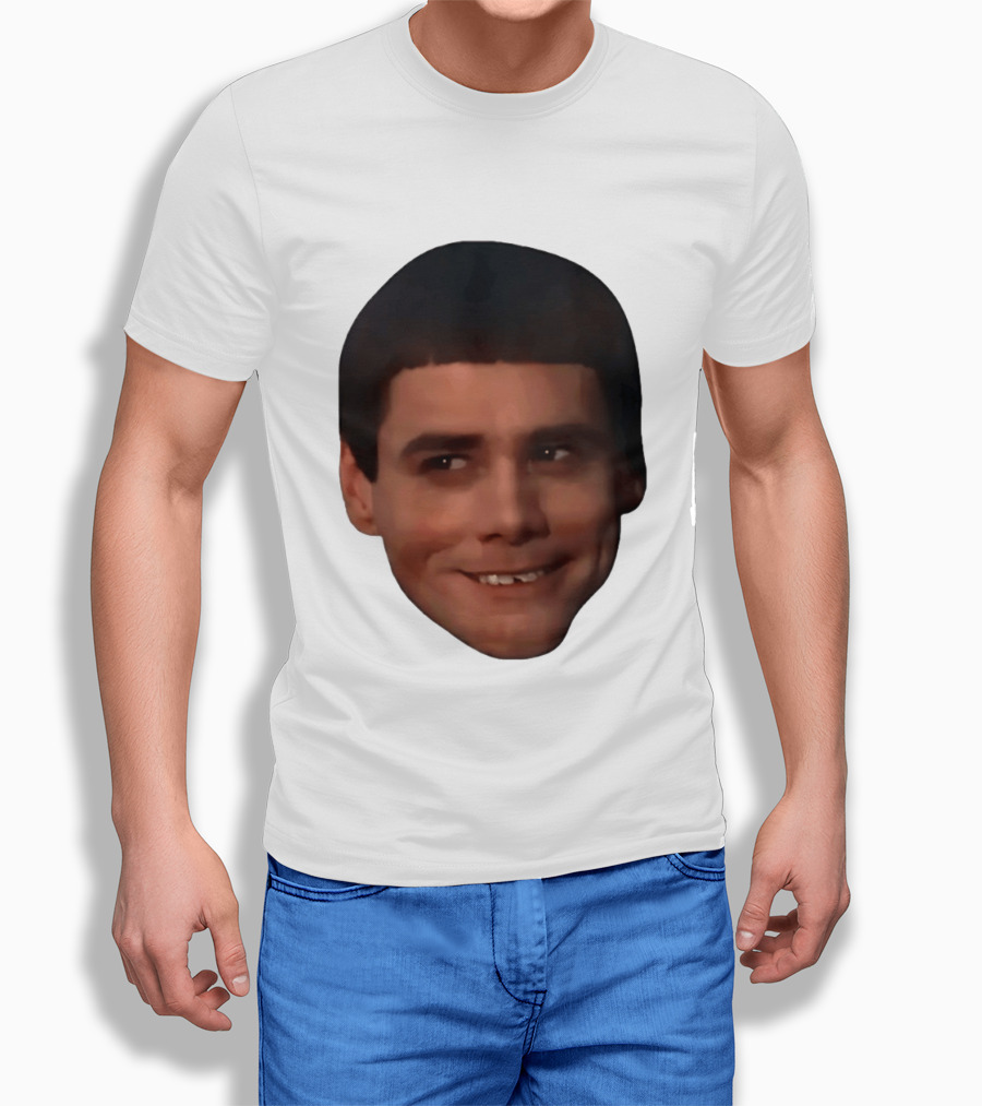 Jim Carrey Lloyd Christmas Dumb And Dumber Face Meme T-Shirt