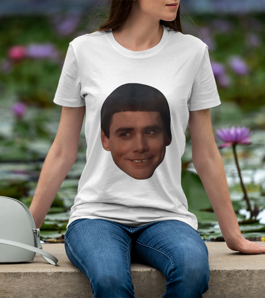 Jim Carrey Lloyd Christmas Dumb And Dumber Face Meme T-Shirt