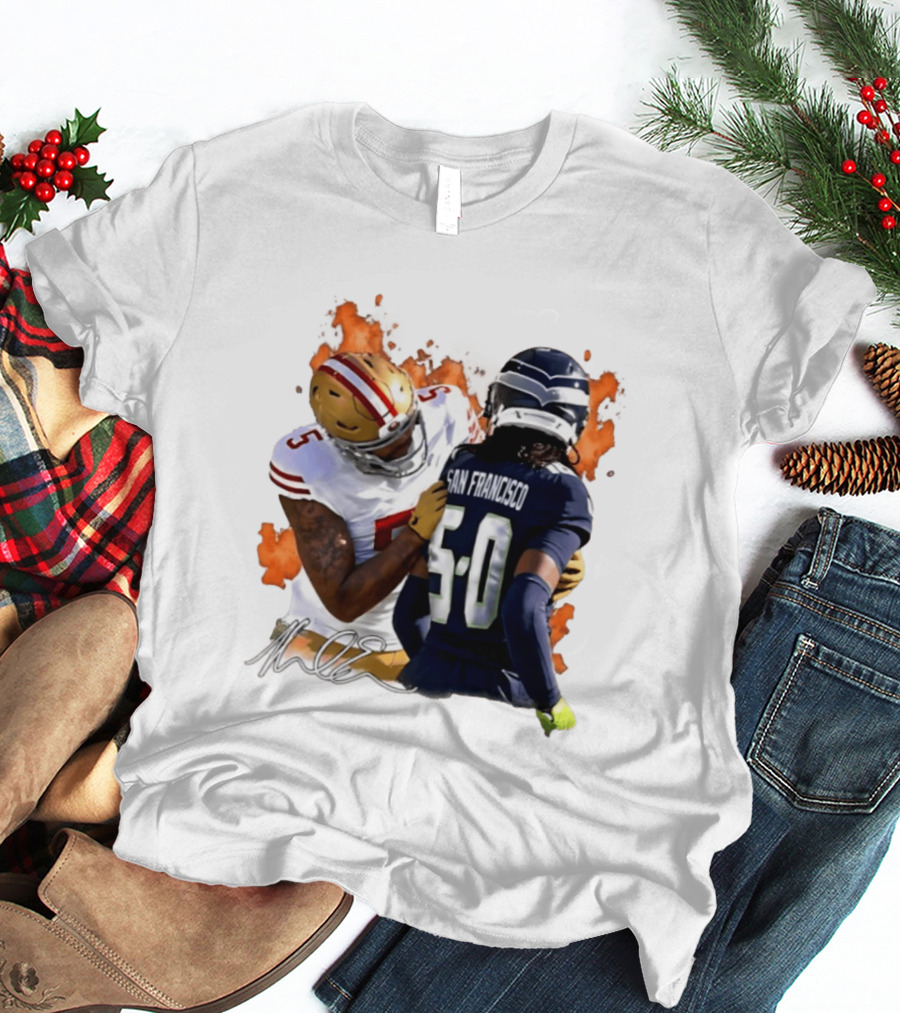 Mike Evans San Francisco 49ers Clash With Seattle Rival In Fiery Showdown T-Shirt