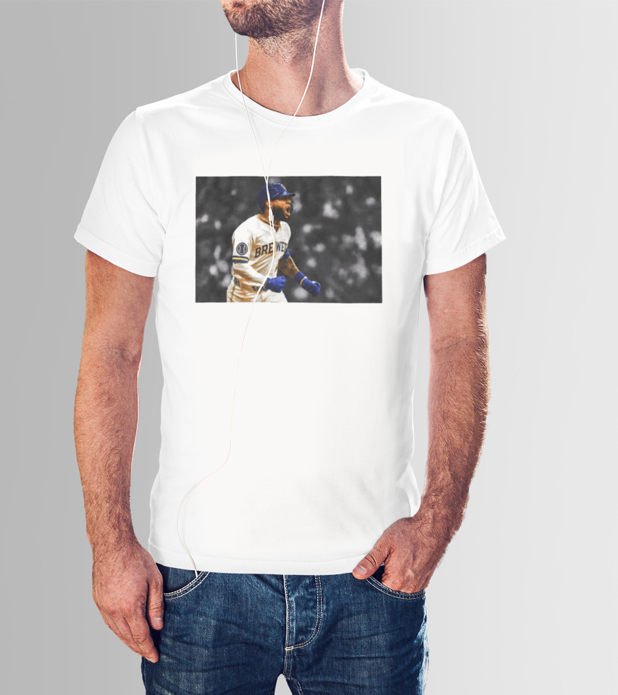 Milwaukee Brewers Player Celebration NLCS Homage T-Shirt