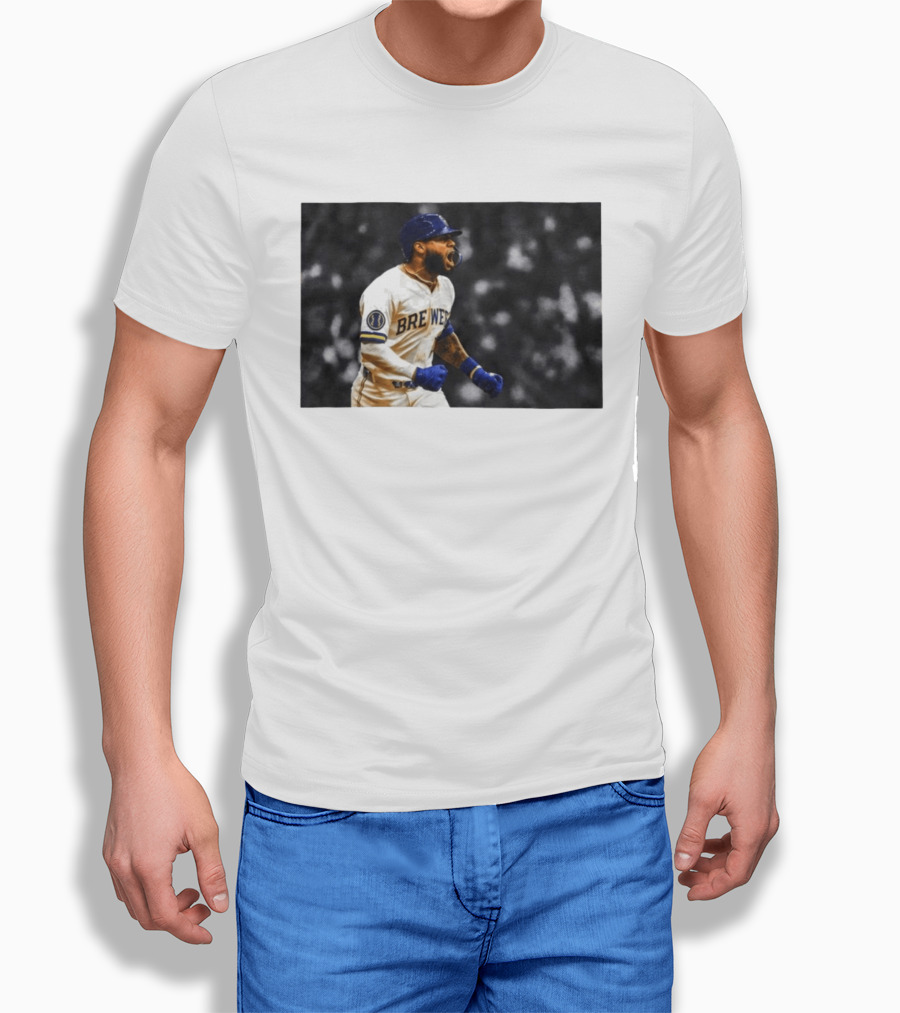 Milwaukee Brewers Player Celebration NLCS Homage T-Shirt