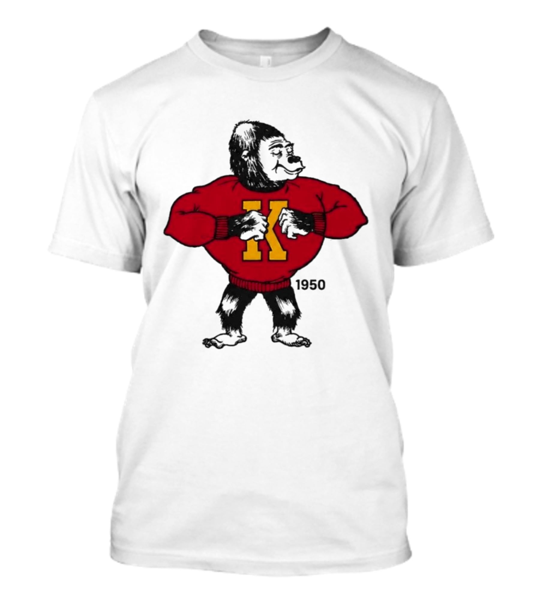 Pitt State Athletics Gorilla 1950 Vintage K Letter Sweater T-Shirt