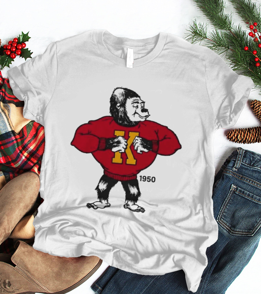 Pitt State Athletics Gorilla 1950 Vintage K Letter Sweater T-Shirt