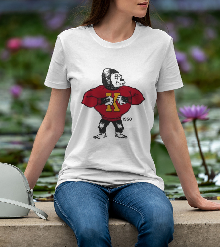 Pitt State Athletics Gorilla 1950 Vintage K Letter Sweater T-Shirt