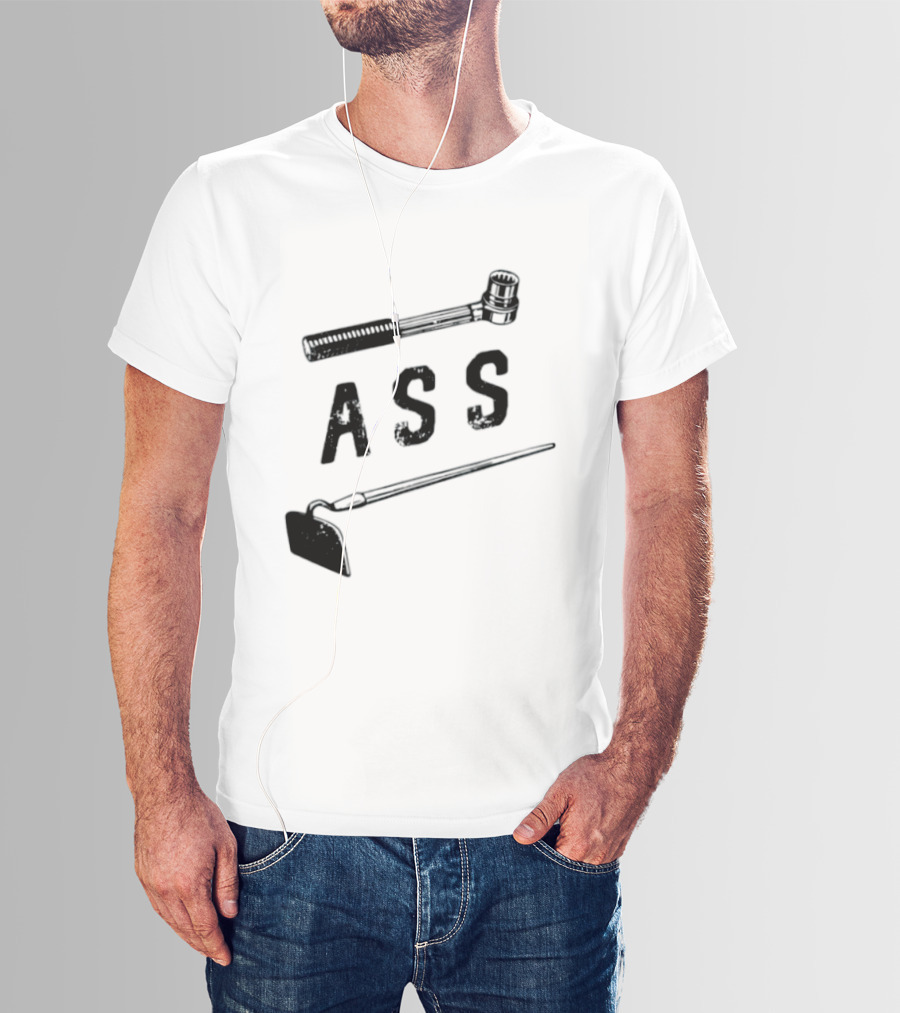 Socket Ass Hoe Tools Pun Mechanic Humor T-Shirt