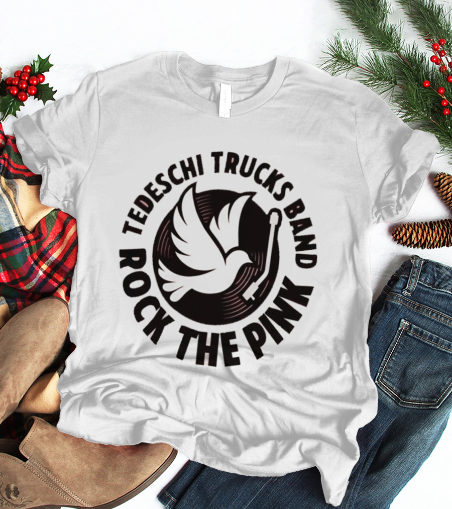 Tedeschi Trucks Band Rock The Pink 2026 Dove Vinyl Drumstick T-Shirt