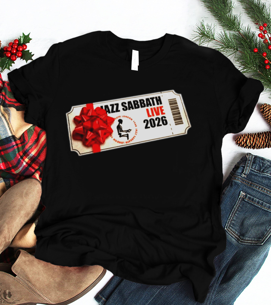 Jazz Sabbath Live 2026 Ticket With Red Bow T-Shirt
