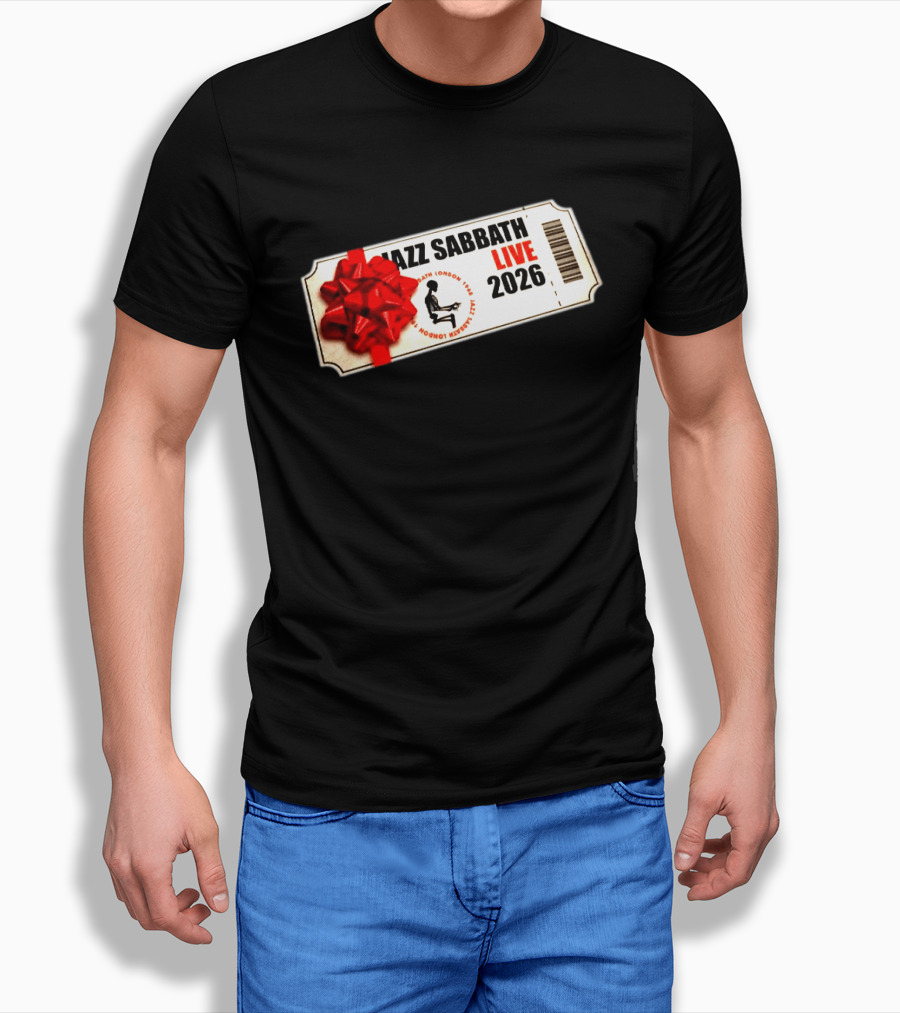 Jazz Sabbath Live 2026 Ticket With Red Bow T-Shirt