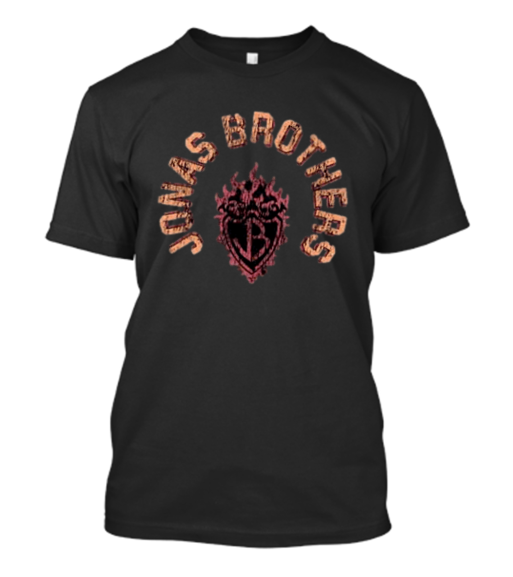 Jonas Brothers Benchmark International Arena 2026 Tour Tampa FL October 11th Emblem Brown Burnt T-Shirt