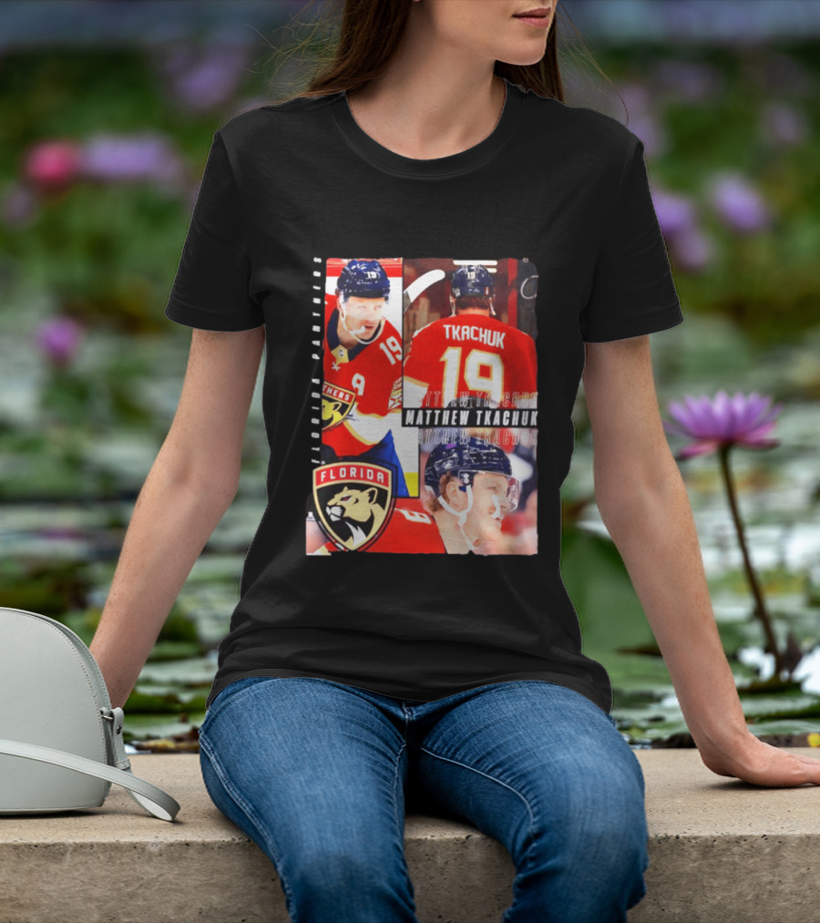 Florida Panthers Matthew Tkachuk Number 19 Hockey Spotlight T-Shirt