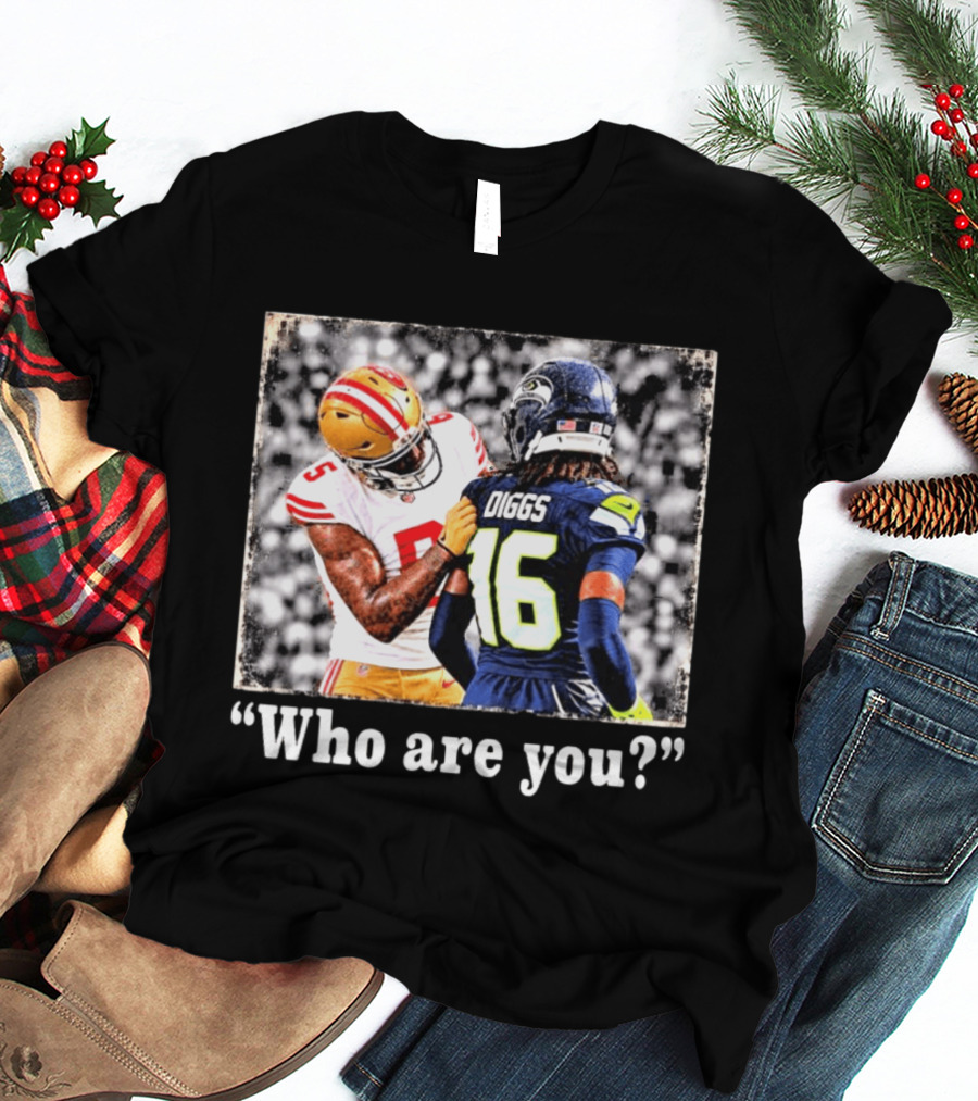 Who Are You Mike Evans Vs Seahawks Diggs NFL T-Shirt