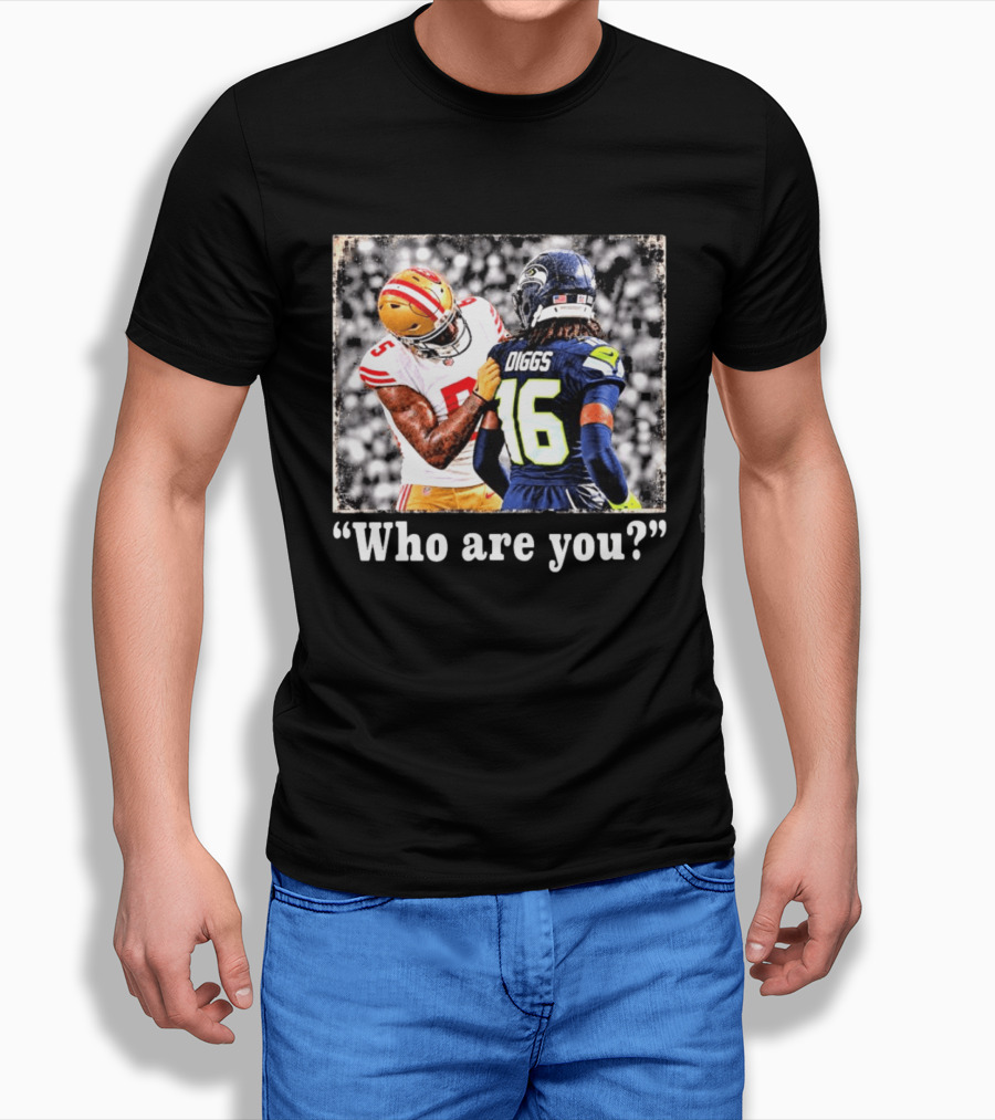 Who Are You Mike Evans Vs Seahawks Diggs NFL T-Shirt