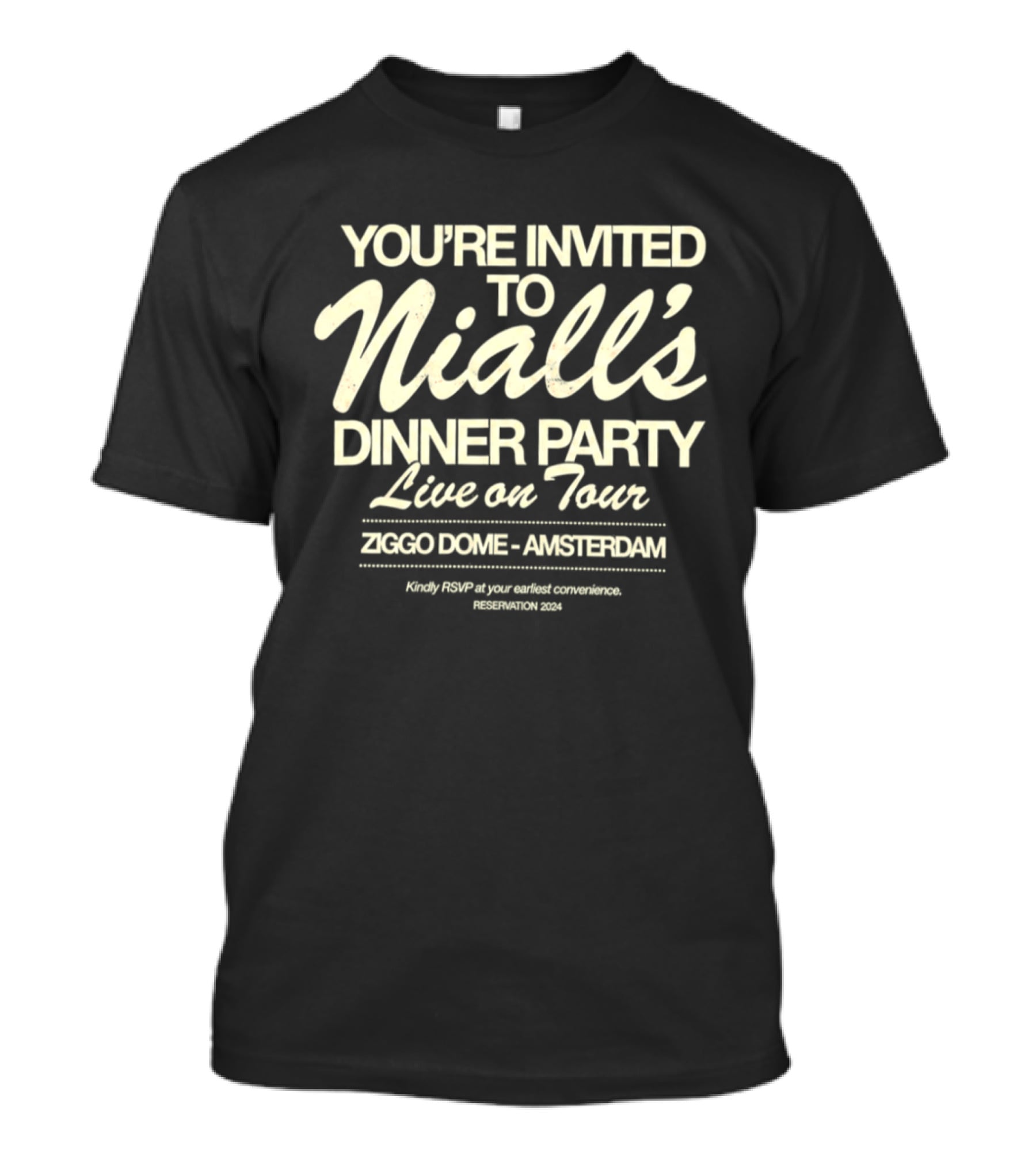 You're Invited To Niall's Dinner Party Live On Tour Ziggo Dome Amsterdam T-Shirt