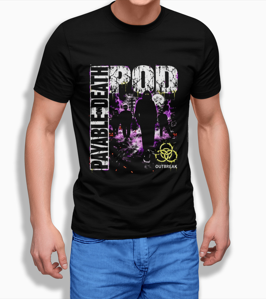 POD Payable On Death Outbreak 2026 Halloween Show Exclusive Anaheim CA Oct 31 T-Shirt