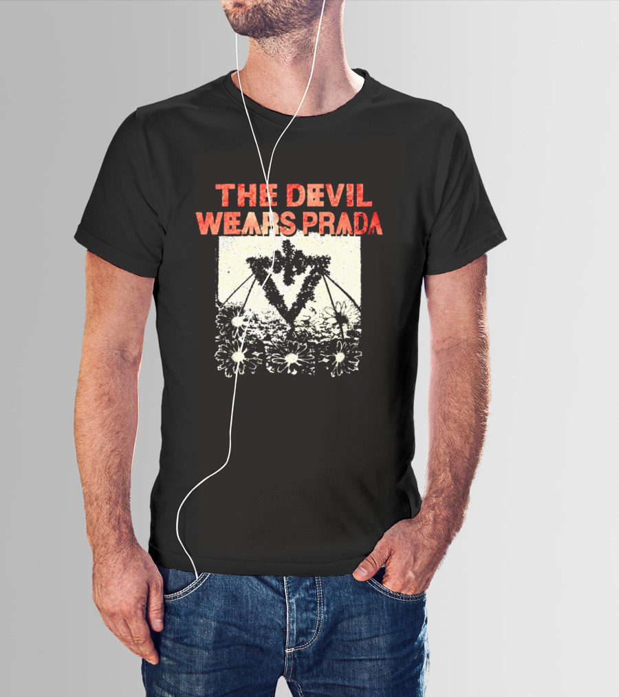 The Devil Wears Prada Flowers Tour UK And Europe 2026 Tour Dates T-Shirt