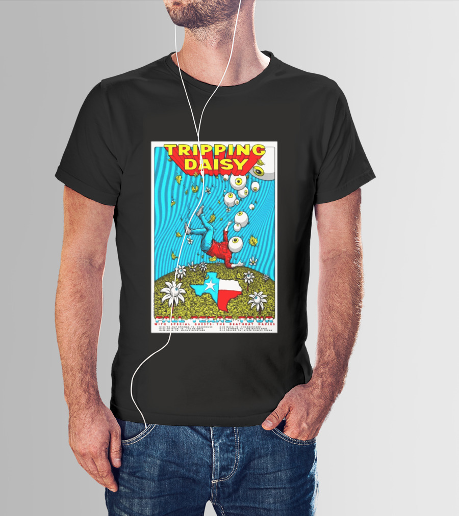 Tripping Daisy Fall Texas Tour 2026 Limited Edition With Special Guests The Deathray Davies T-Shirt