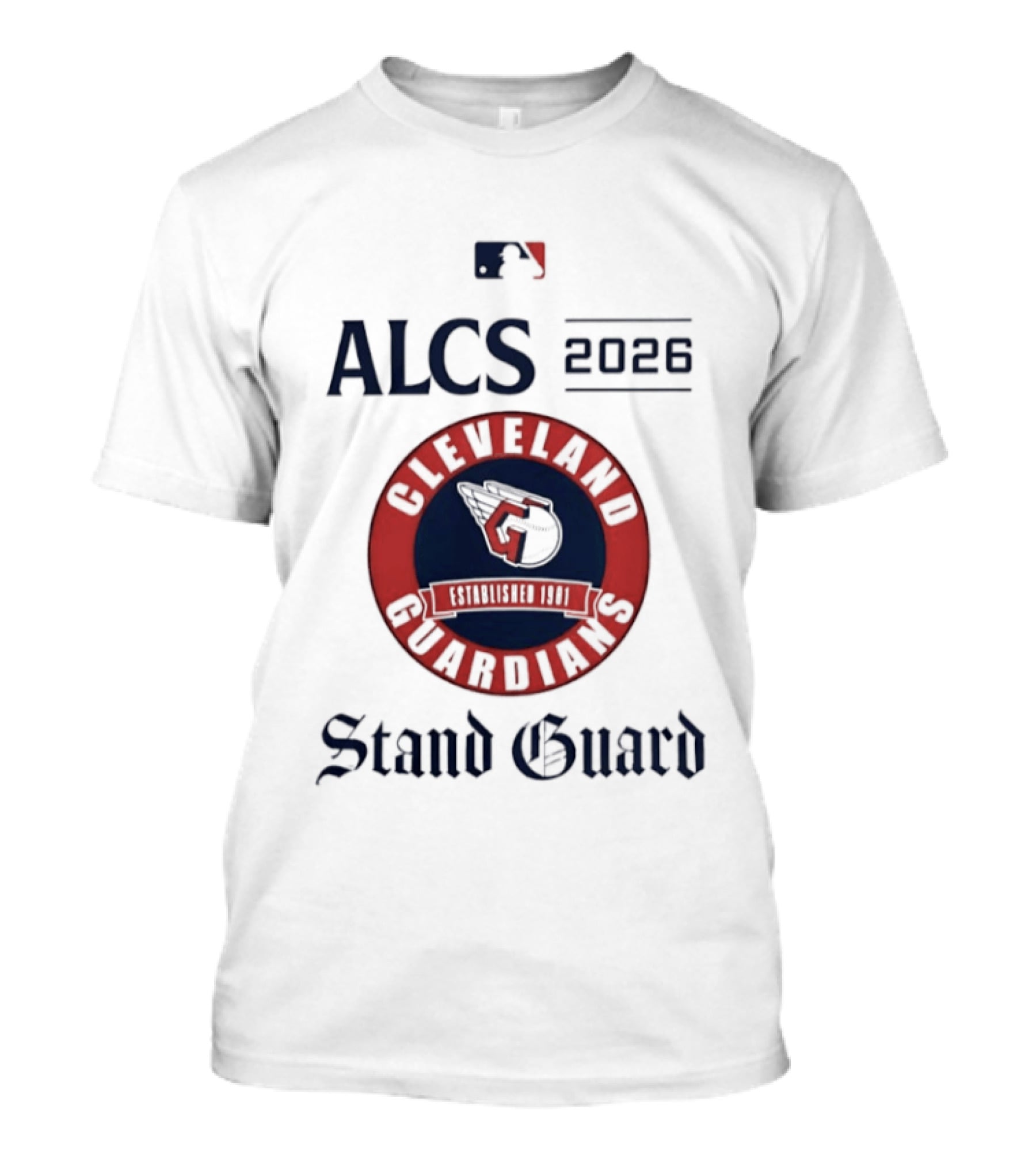 Cleveland Guardians ALCS 2026 Stand Guard MLB T-Shirt