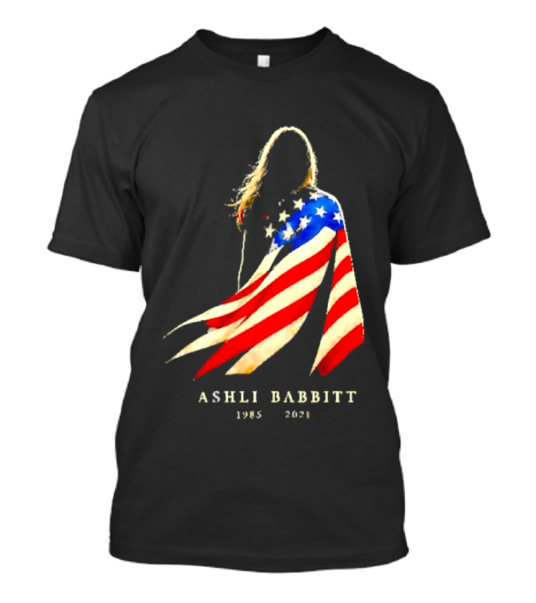 America Ashli Babbitt Memorial 1985 2021 Flag T-Shirt