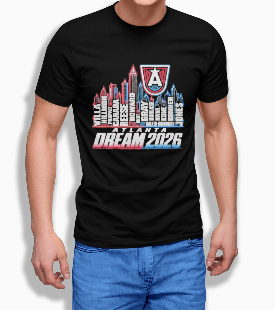 Atlanta Dream 2026 Skyline A T-Shirt