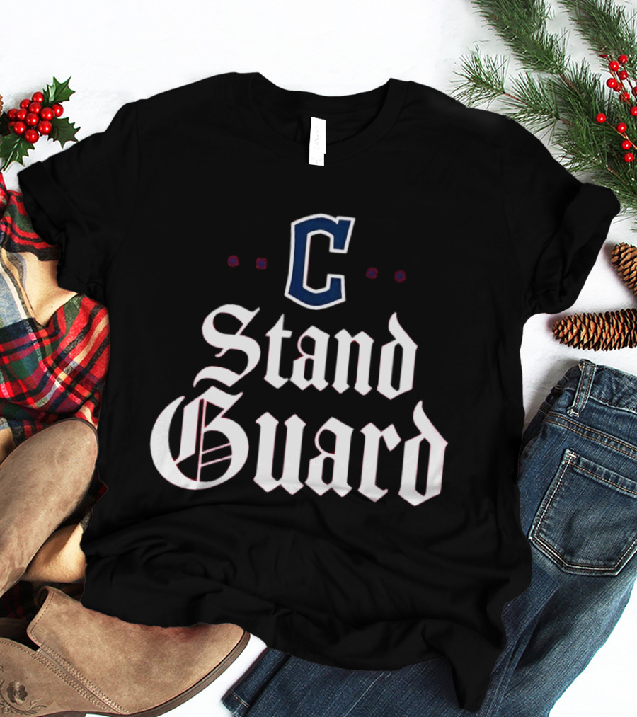 Cleveland Guardians C Stand Guard T-Shirt