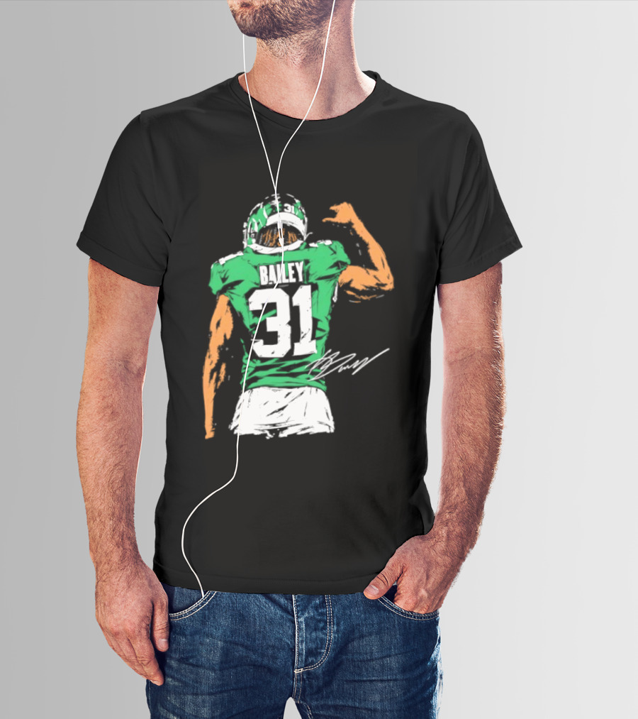 David Bailey Number 31 New York Jets NFL Football Jersey T-Shirt