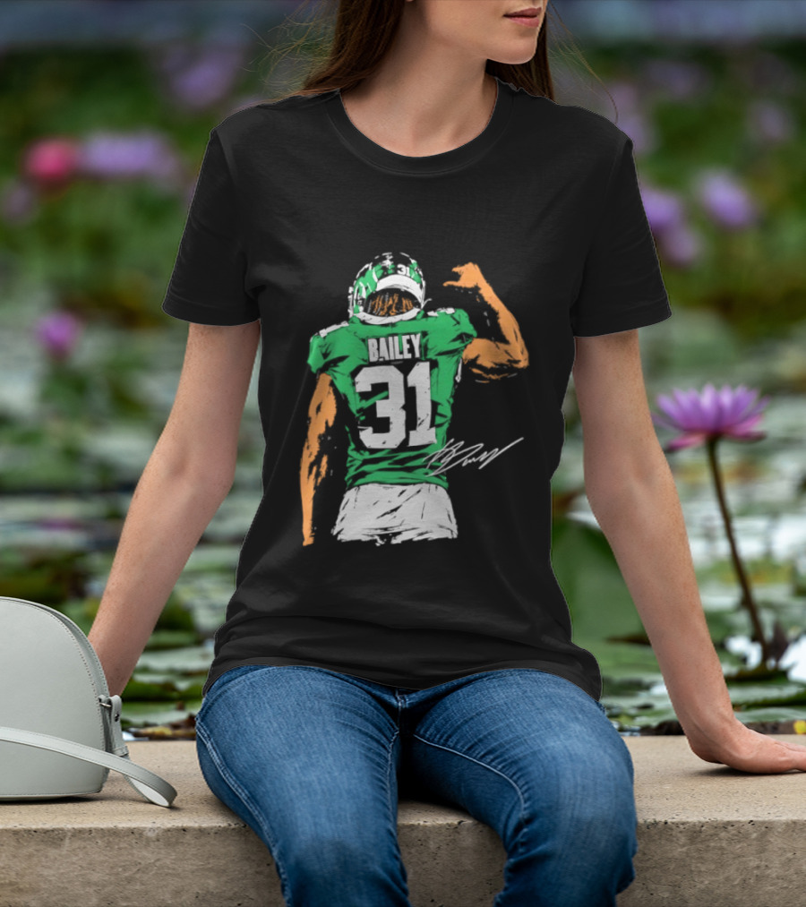 David Bailey Number 31 New York Jets NFL Football Jersey T-Shirt