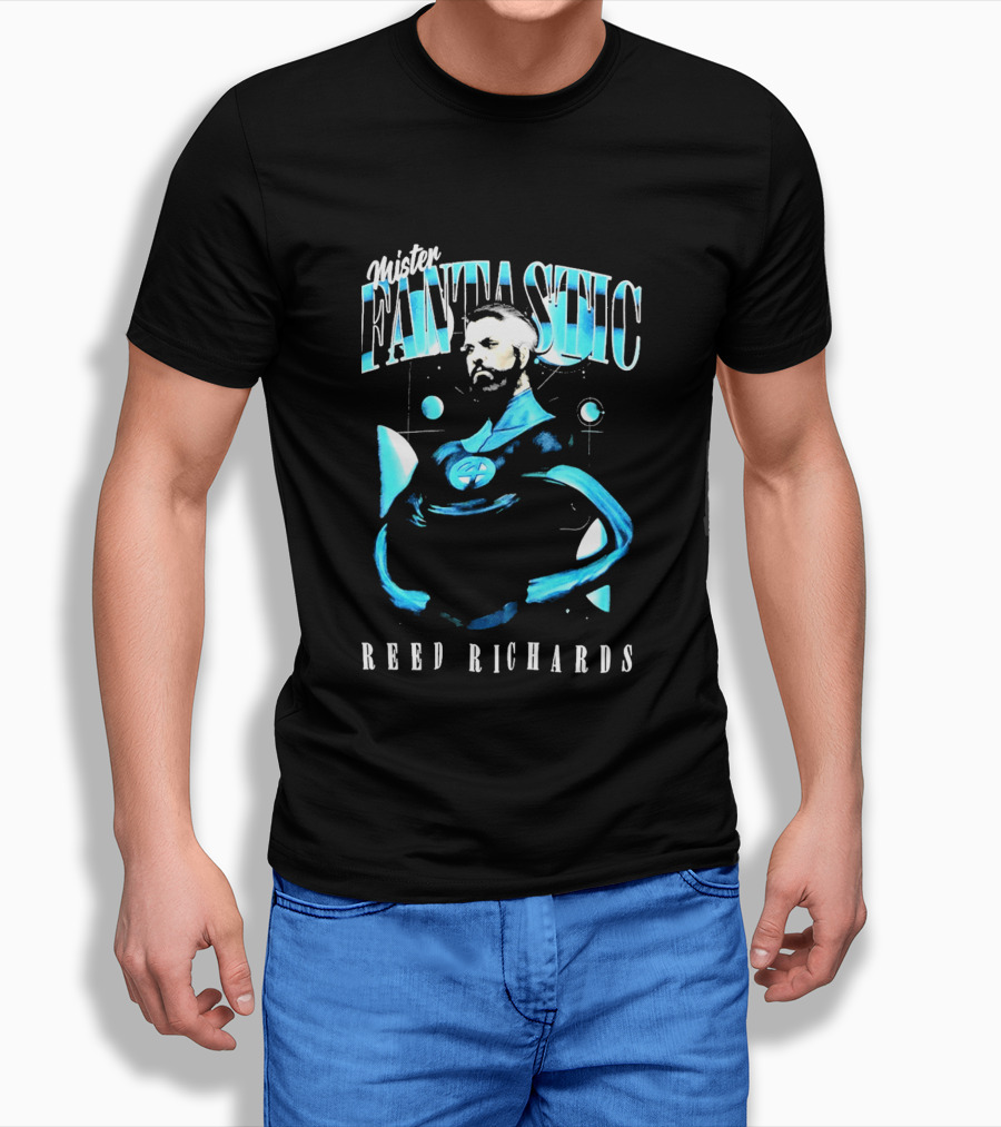 Mister Fantastic Reed Richards The Fantastic Four Marvel Comic Exclusive T-Shirt