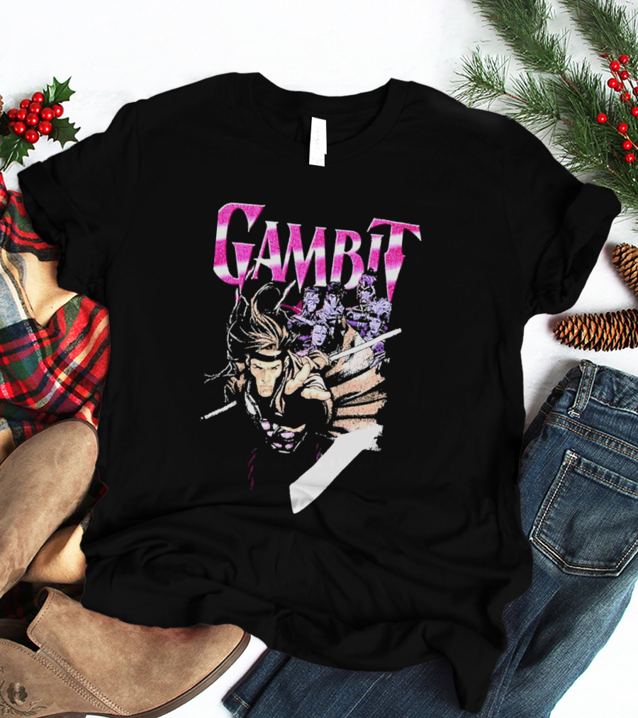 Marvel X Men Gambit Exclusive Comic T-Shirt