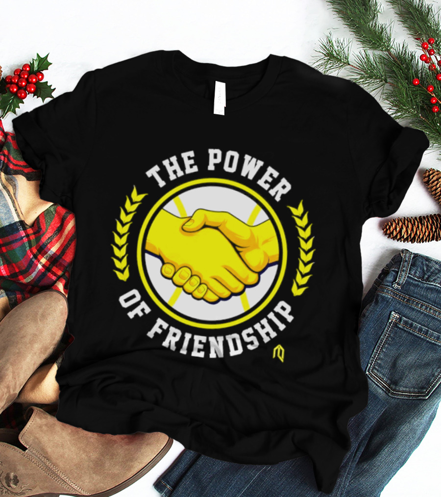 Milwaukee Brewers The Power Of Friendship Handshake Baseball T-Shirt