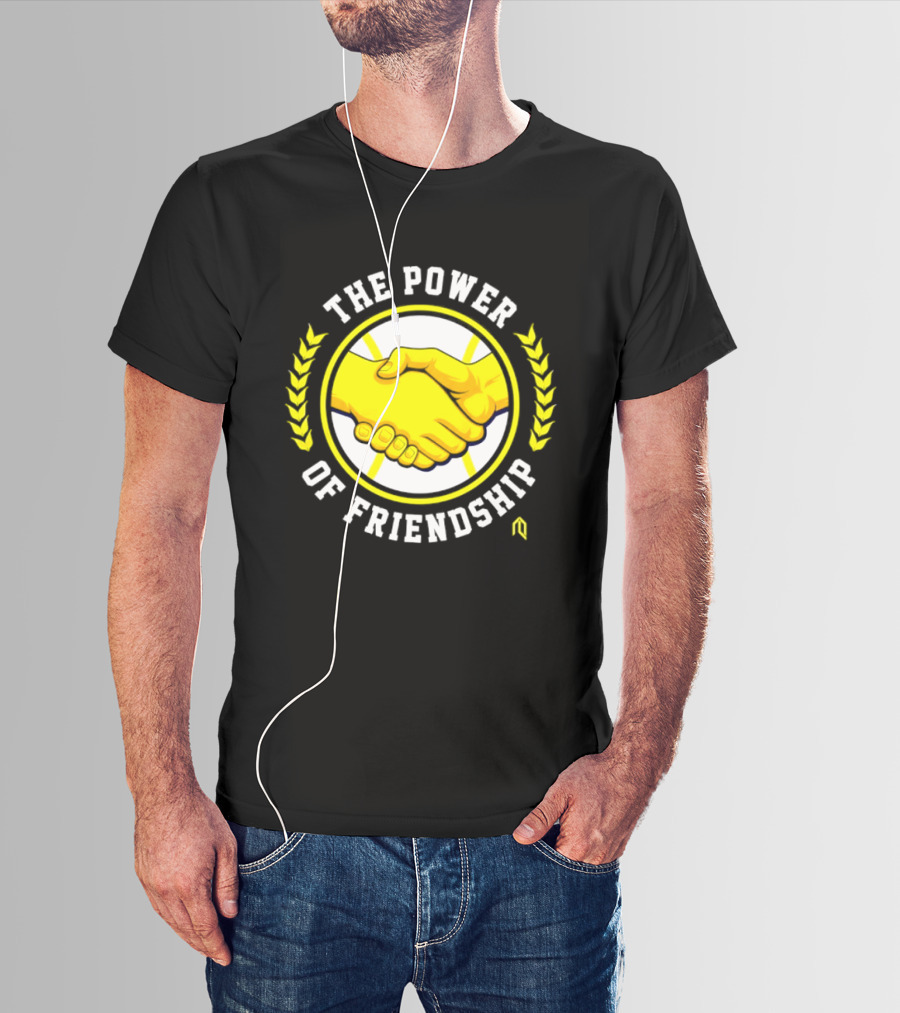 Milwaukee Brewers The Power Of Friendship Handshake Baseball T-Shirt