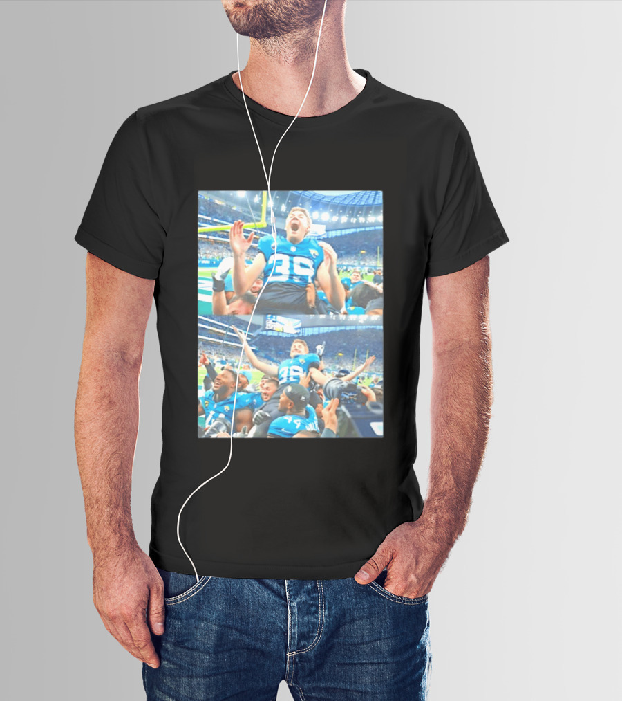 Jacksonville Jaguars Number 39 And Walker Number 44 Post Game Celebration NFL Stadium Event T-Shirt