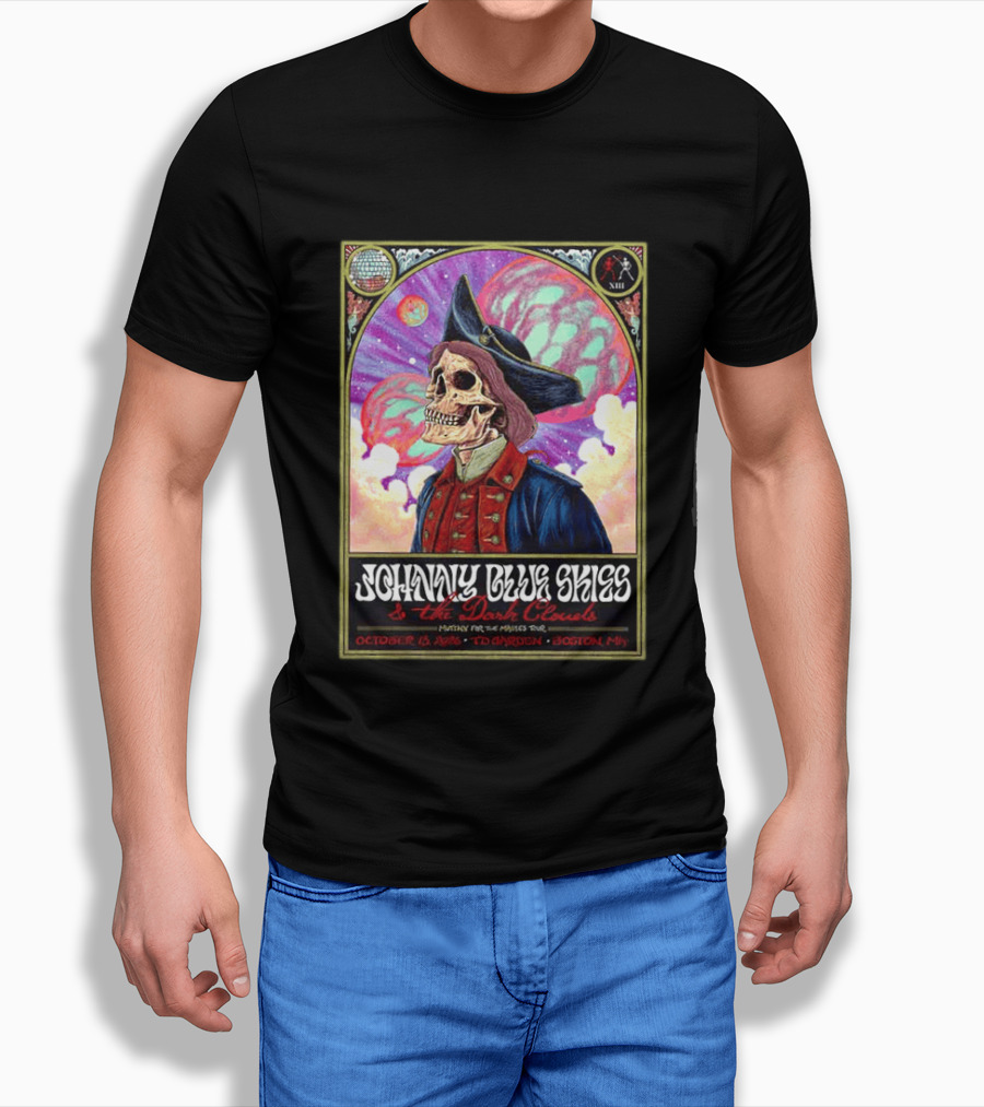Johnny Blue Skies & The Dark Clouds Waiting For The Magic Tour October 13 TD Garden Boston MA T-Shirt