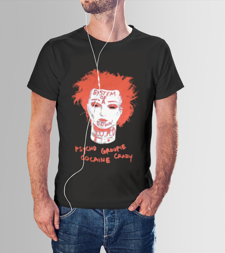 System Of A Down Psycho Groupie Cocaine Crazy T-Shirt