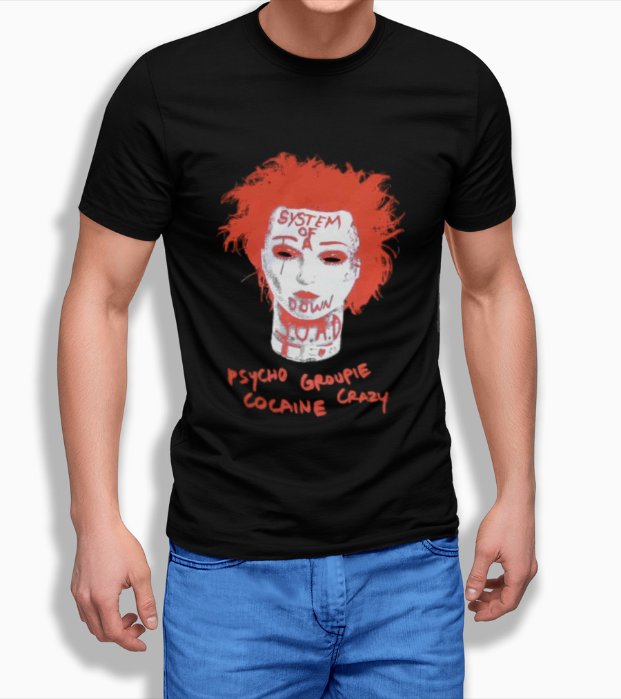 System Of A Down Psycho Groupie Cocaine Crazy T-Shirt
