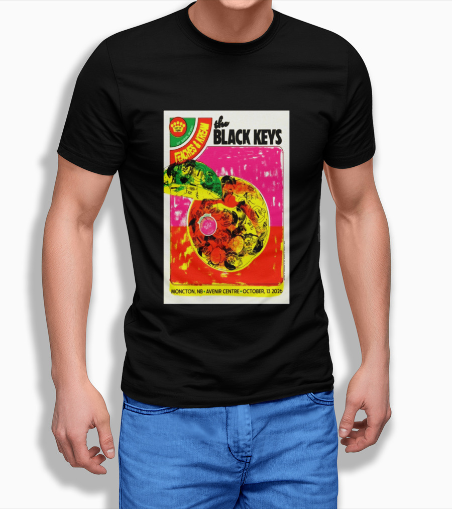 The Black Keys Peaches & Cream Event Moncton NB Avenir Centre October 13 2026 T-Shirt