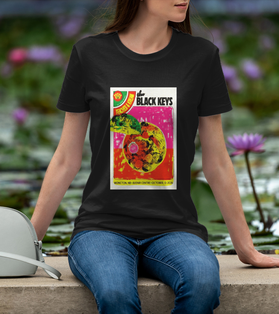 The Black Keys Peaches & Cream Event Moncton NB Avenir Centre October 13 2026 T-Shirt
