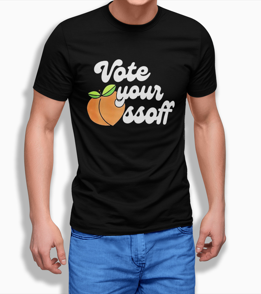 Vote Your Ossoff Peach T-Shirt