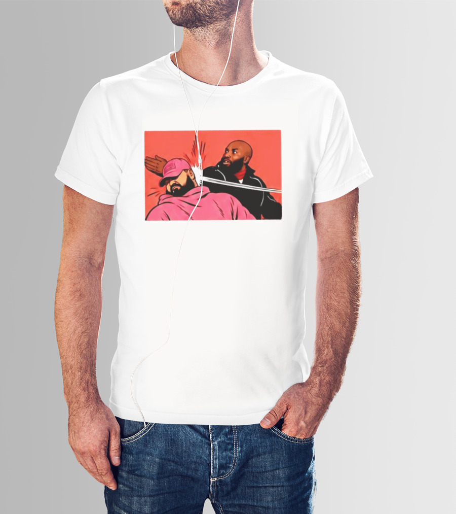 Drake Vs Rick Ross Meme Slap Red T-Shirt