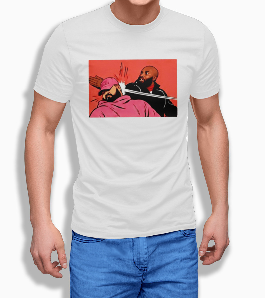 Drake Vs Rick Ross Meme Slap Red T-Shirt