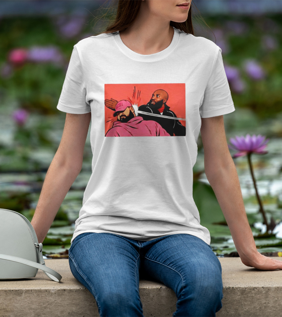 Drake Vs Rick Ross Meme Slap Red T-Shirt