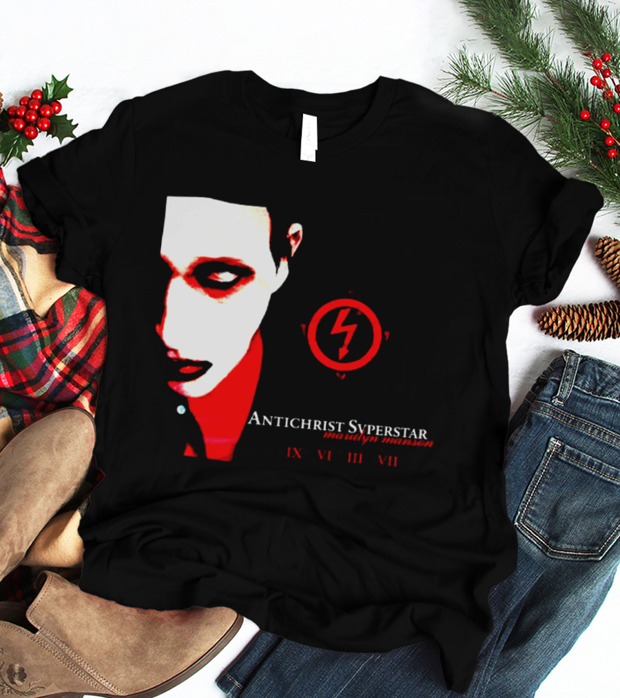 Marilyn Manson Antichrist Superstar 30th Anniversary 2026 Album Cover IX VI III VII T-Shirt
