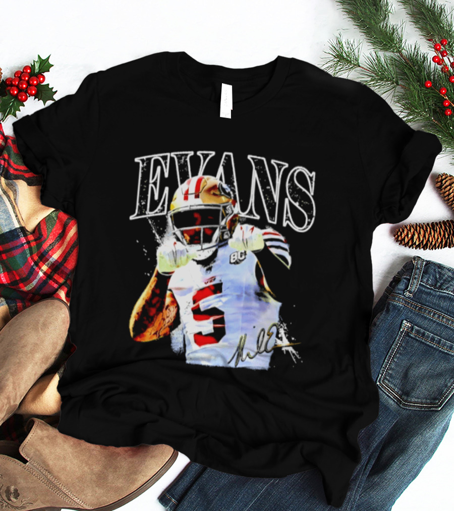 Evans San Francisco 49ers Football Player Number 13 T-Shirt