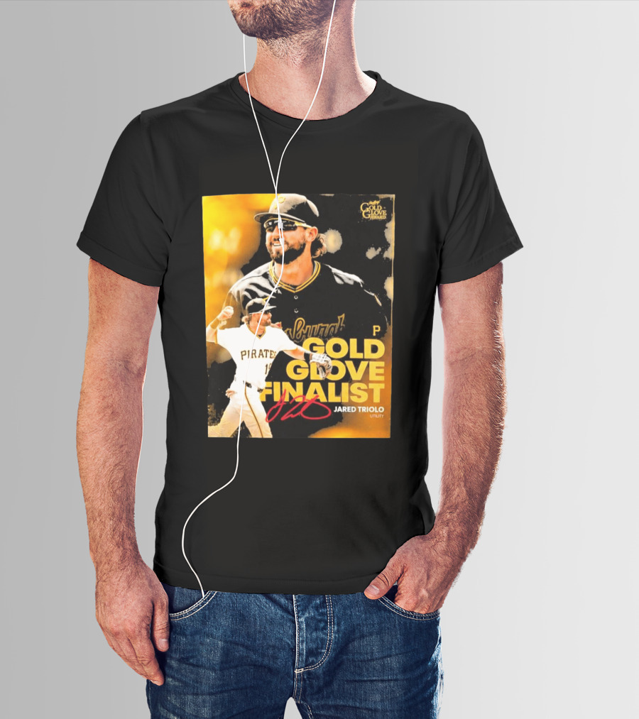 Jared Triolo Pirates Gold Glove Award Finalist Utility T-Shirt