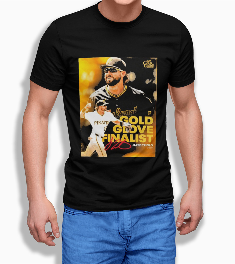 Jared Triolo Pirates Gold Glove Award Finalist Utility T-Shirt
