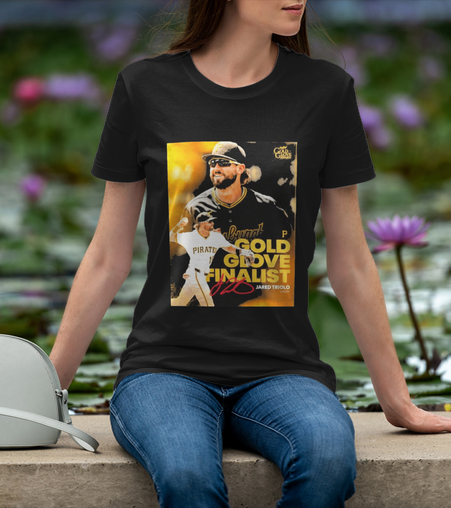 Jared Triolo Pirates Gold Glove Award Finalist Utility T-Shirt
