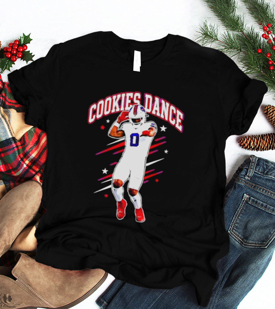 Keon Coleman Cookies Dance Buffalo Bills Football Player T-Shirt