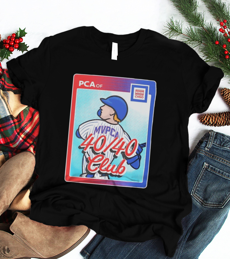 PCA CHGO MVP 40/40 Club Baseball Chicago Cubs T-Shirt